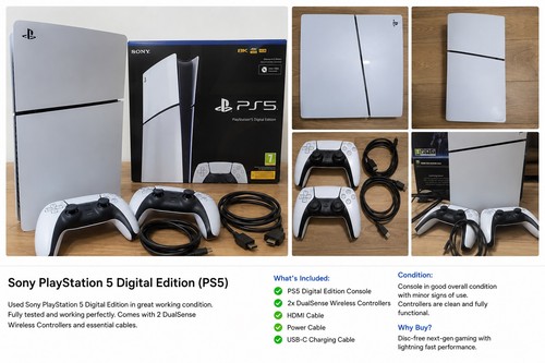 Sony playstation ps5 digital - 5,