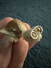 Mini Seashell Turtle/ Tortoise Shell Wire Glasses Figurine