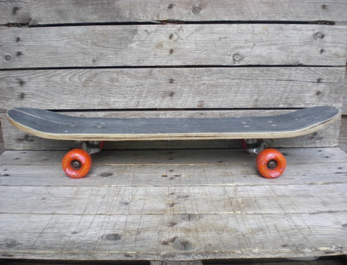Used smoke bomb skateboard - bomb,