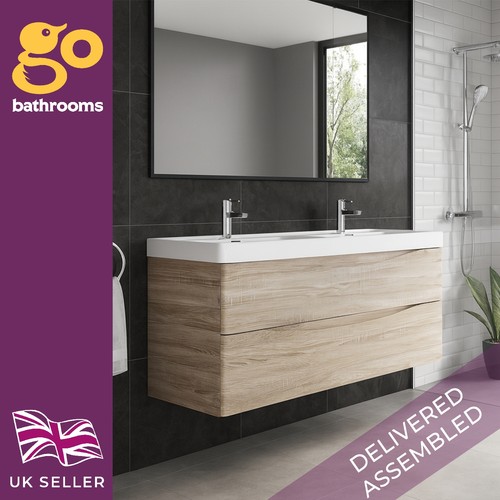 Double 1200mm vanity - unit, &