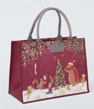 Sara Miller Christmas Woodland Tales Tote Bag Waitrose. Gorgeous & Brand New.