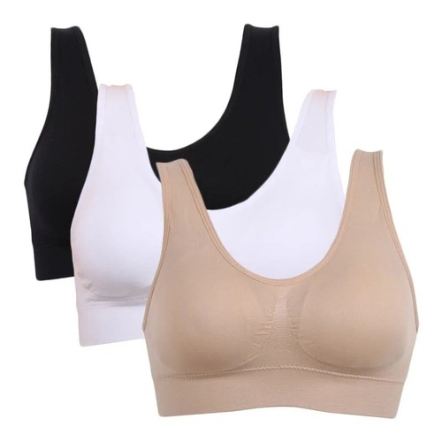 Pack seamless padded bras - seamless,