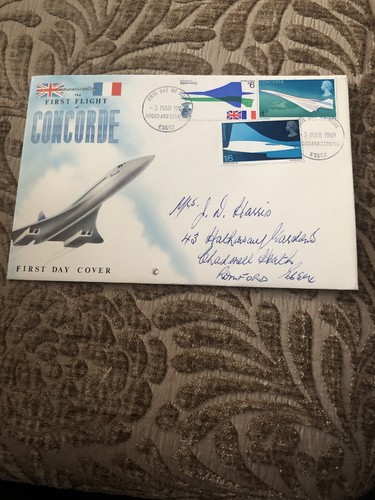 First day cover concorde - day,