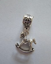 rocking horse pendant charm(gift,birthday,xmas,baby shower)