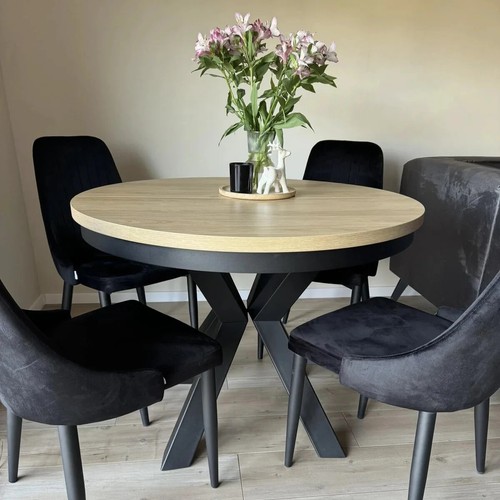 Round extendable table redpak - extendable,
