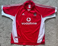 Benfica 2001/02 Home Football Shirt Jersey Original Authentic Size Large