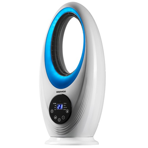 Daewoo bladeless desk top fan - top,