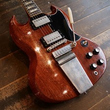 Gibson Custom Shop Murphy Lab 1964 SG Standard w/ Maestro Vibrola Faded Cherry