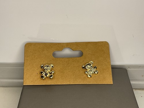 14k yellow gold teddy bear - 14k,