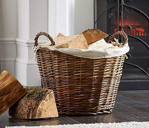 Large round brown rustic - round,