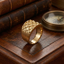 18K Gold Plated Five-Row