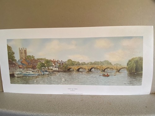 River thames art print - thames,