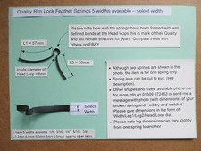 Rim lock spring - rim,