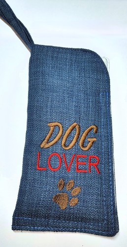 Handmade fabric glasses case - glasses,