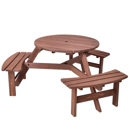 Person patio wood picnic - 6,