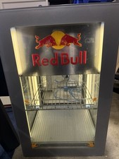 Red Bull Fridge with LED light Front and Rear Doors