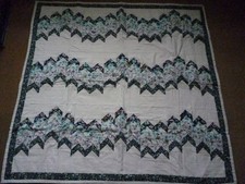 Falling Peaks Handmade Lap Quilt