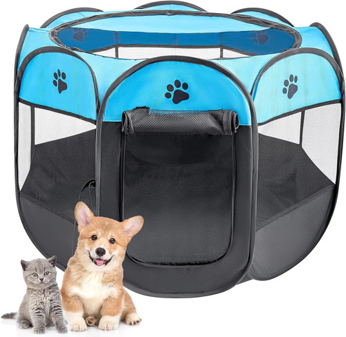 Foldable portable pet playpen - foldable,