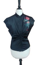 KAREN MILLEN  BLACK.  SILK