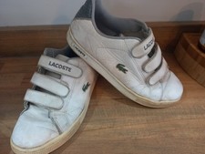 Lacoste white Trainers Size UK