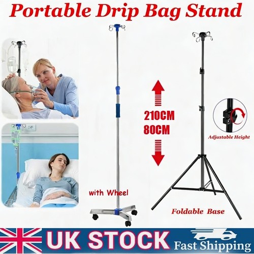 Portable pole drip bag - iv,