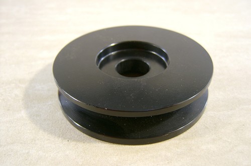 Solid alternator pulley steel - solid,