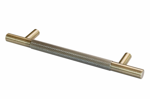 Antique brass knurled - antique,