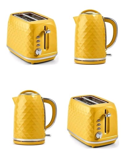 Yellow electric kettle - yellow, 1.7l