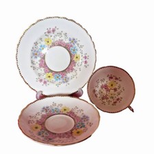 VINTAGE TUSCAN CHINA, FLORAL