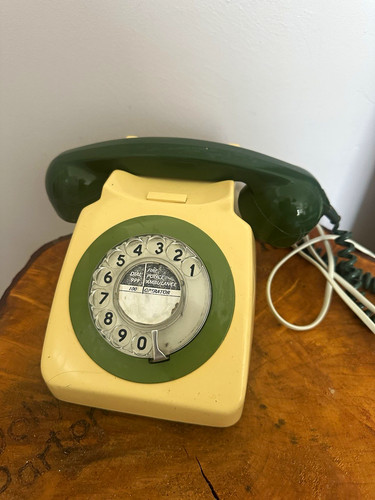 Rotary dial corded desk - dial,