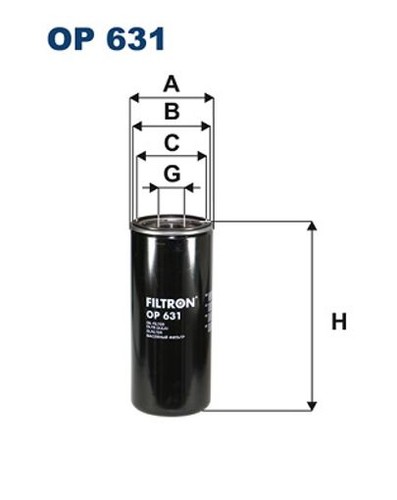 Fits filtron 631 oil filter - fits,