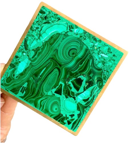 106g natural glossy - glossy, malachite