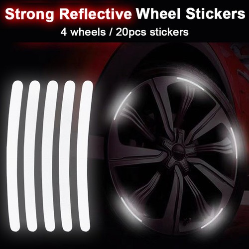 20pcs car wheel hub reflective - 20pcs,