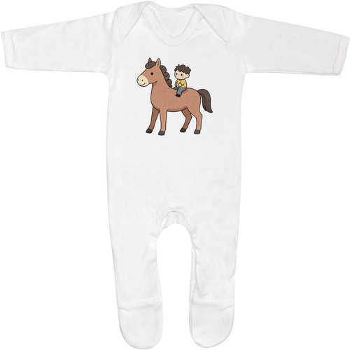 Child riding horse - riding, baby