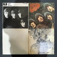The Beatles 6 x Vinyl Record LP Job Lot Rubber Soul Revolver White Album