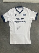 Finn Russell Signed Macron Scotland Away Rugby Shirt XL autograph Signature COA