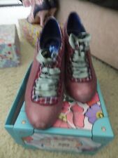 Poetic Licence by Irregular Choice Plum Lace up Shoes  Size 5