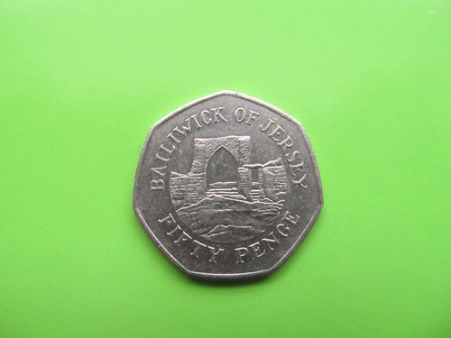 Bailiwick jersey 50p coin - bailiwick,