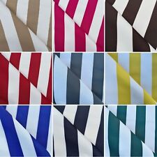Striped Heavy Duty Water UV Resistant Outdoor Garden Canvas Awning Gazebo Fabric