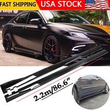 86.6'' Gloss Black Side Skirts