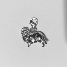 Sheltie Collie Sterling Silver