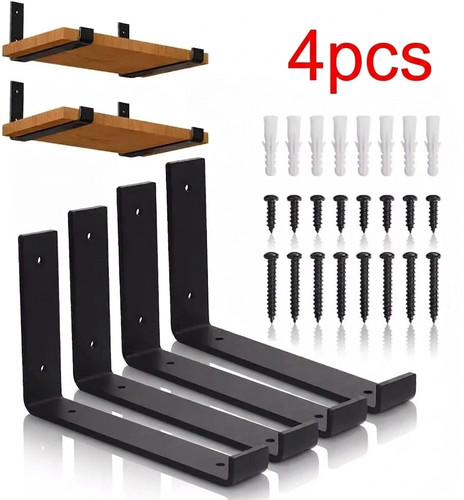 Pack rustic shelf brackets - shelf,