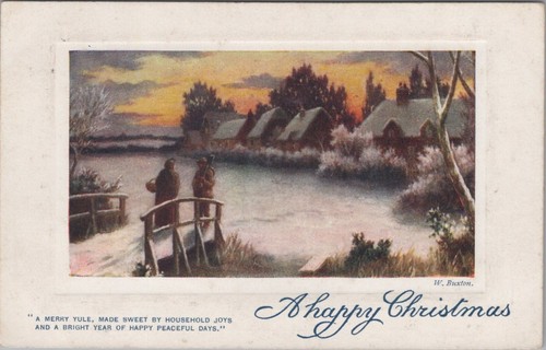 Christmas postcard happy - postcard:,