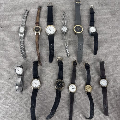 Job lot mixed wristwatches - 12,