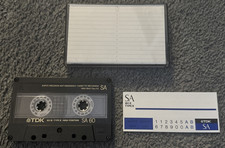 Tdk cassette tape - tdk, sa