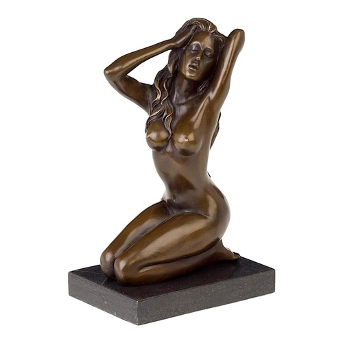 Kneeling nude female real - nude,