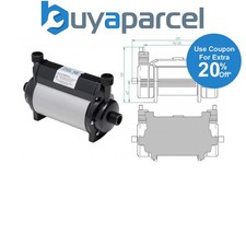Stuart Turner 1.5 Bar Twin Impeller Shower Pump - Bristan Varispeed Showerforce