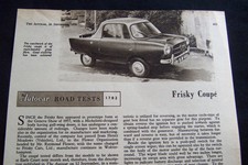 FRISKY COUPE MICROCAR 1958