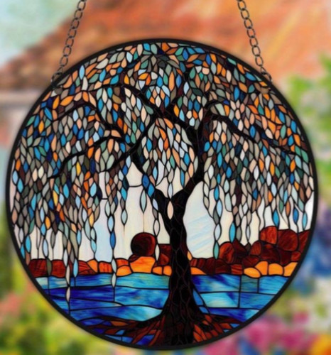 Art deco willow tree - deco,