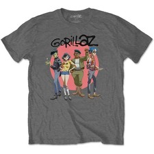 Gorillaz T-Shirt Group Circle